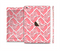 The Pink and White Swirly Heart Design Full Body Skin Set for the Apple iPad Mini 3