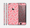 The Pink and White Swirly Heart Design Skin for the Apple iPhone 6 Plus