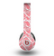 The Pink and White Swirly Heart Design Skin for the Beats by Dre Original Solo-Solo HD Headphones