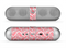 The Pink and White Swirly Heart Design Skin for the Beats by Dre Pill Bluetooth Speaker
