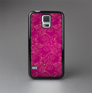 The Pink and Yellow Floral Vine Pattern Skin-Sert Case for the Samsung Galaxy S5