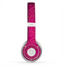 The Pink and Yellow Floral Vine Pattern Skin for the Beats by Dre Solo 2 Headphones