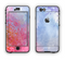 The Pink to Blue Faded Color Floral Apple iPhone 6 Plus LifeProof Nuud Case Skin Set