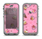 The Pink with Yummy Cakes Apple iPhone 5c LifeProof Nuud Case Skin Set