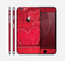 The Pocket with Red Scratched Hearts Skin for the Apple iPhone 6 Plus