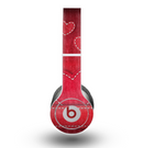 The Pocket with Red Scratched Hearts Skin for the Beats by Dre Original Solo-Solo HD Headphones