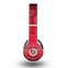 The Pocket with Red Scratched Hearts Skin for the Beats by Dre Original Solo-Solo HD Headphones