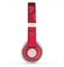 The Pocket with Red Scratched Hearts Skin for the Beats by Dre Solo 2 Headphones