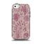 The Puprle and Light Pink Sketched Lace Patterns v21 Apple iPhone 5c Otterbox Symmetry Case Skin Set