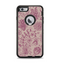 The Puprle and Light Pink Sketched Lace Patterns v21 Apple iPhone 6 Plus Otterbox Defender Case Skin Set
