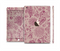 The Puprle and Light Pink Sketched Lace Patterns v21 Full Body Skin Set for the Apple iPad Mini 3