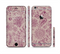 The Puprle and Light Pink Sketched Lace Patterns v21 Sectioned Skin Series for the Apple iPhone 6 Plus