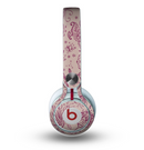 The Purple and Light Pink Sketched Lace Patterns v21 Skin for the Beats by Dre Mixr Headphones