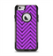 The Purple & Black Sketch Chevron Apple iPhone 6 Otterbox Commuter Case Skin Set