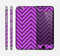 The Purple & Black Sketch Chevron Skin for the Apple iPhone 6