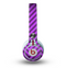 The Purple & Black Sketch Chevron Skin for the Beats by Dre Mixr Headphones