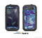 The Purple & Blue Vector Floral Design Skin For The Samsung Galaxy S3 LifeProof Case