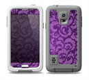 The Purple Bright Lace Pattern Skin for the Samsung Galaxy S5 frē LifeProof Case