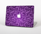 The Purple Bright Lace Pattern Skin Set for the Apple MacBook Pro 15" with Retina Display