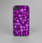The Purple Circles Pattern Skin-Sert for the Apple iPhone 4-4s Skin-Sert Case