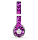 The Purple Circles Pattern Skin for the Beats by Dre Solo 2 Headphones