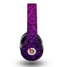 The Purple Delicate Foliage Pattern Skin for the Original Beats by Dre Studio Headphones