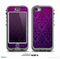 The Purple Delicate Foliage Pattern Skin for the iPhone 5c nüüd LifeProof Case