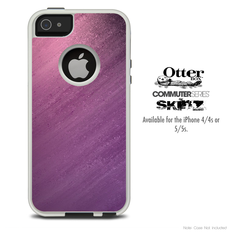 The Purple Dusty Skin For The iPhone 4-4s or 5-5s Otterbox Commuter Case