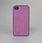The Purple Fabric Texture Skin-Sert for the Apple iPhone 4-4s Skin-Sert Case