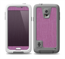 The Purple Fabric Texture Skin Samsung Galaxy S5 frē LifeProof Case