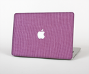 The Purple Fabric Texture Skin Set for the Apple MacBook Pro 15" with Retina Display