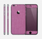 The Purple Fabric Texture Skin for the Apple iPhone 6