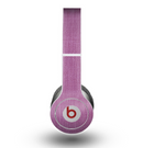 The Purple Fabric Texture Skin for the Beats by Dre Original Solo-Solo HD Headphones