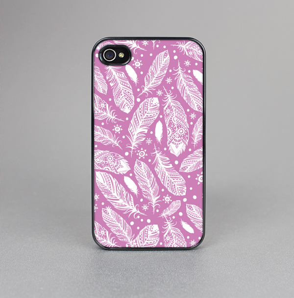 The Purple Feather Vector Collage Skin-Sert for the Apple iPhone 4-4s Skin-Sert Case