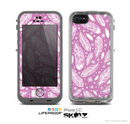 The Purple Feather Vector Collage Skin for the Apple iPhone 5c LifeProof Case