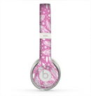 The Purple Feather Vector Collage Skin for the Beats by Dre Solo 2 Headphones