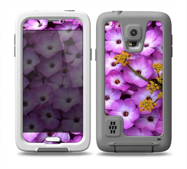 The Purple Flowers Skin for the Samsung Galaxy S5 frē LifeProof Case