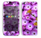 The Purple Flowers Skin for the Apple iPhone 5c