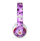 The Purple Flowers Skin for the Beats by Dre Studio (2013+ Version) Headphones
