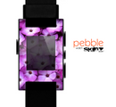 The Purple Flowers Skin for the Pebble SmartWatch