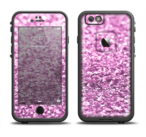 The Purple Glimmer Apple iPhone 6 LifeProof Fre Case Skin Set