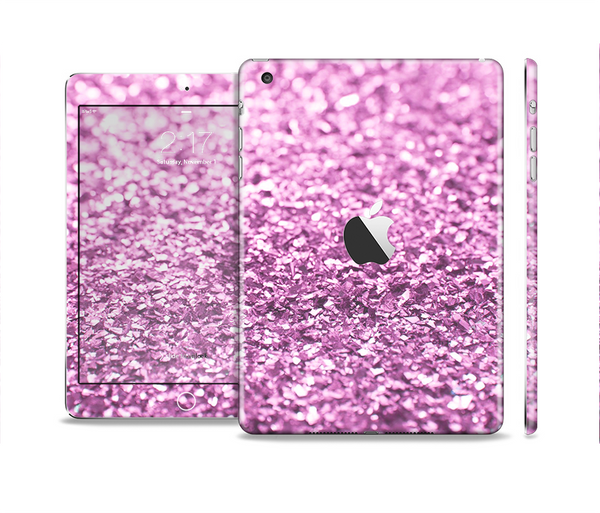 The Purple Glimmer Skin Set for the Apple iPad Mini 4