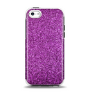 The Purple Glitter Ultra Metallic Apple iPhone 5c Otterbox Symmetry Case Skin Set