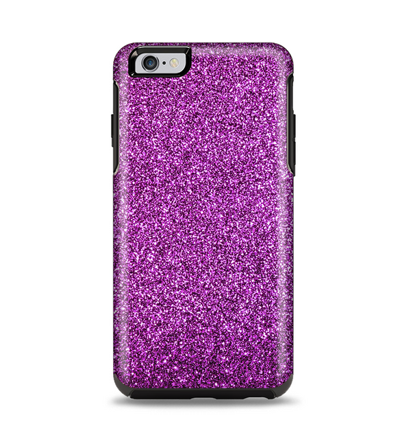 The Purple Glitter Ultra Metallic Apple iPhone 6 Plus Otterbox Symmetry Case Skin Set