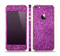 The Purple Glitter Ultra Metallic Skin Set for the Apple iPhone 5s