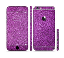 The Purple Glitter Ultra Metallic Sectioned Skin Series for the Apple iPhone 6s Plus