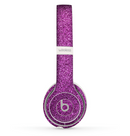 The Purple Glitter Ultra Metallic Skin Set for the Beats by Dre Solo 2 Wireless Headphones