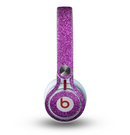 The Purple Glitter Ultra Metallic Skin for the Beats by Dre Mixr Headphones