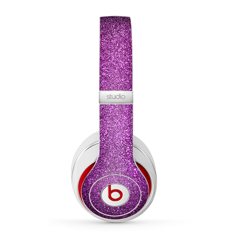 The Purple Glitter Ultra Metallic Skin for the Beats by Dre Studio (2013+ Version) Headphones