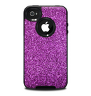 The Purple Highlighted Wooden Planks Skin for the iPhone 4-4s OtterBox Commuter Case
